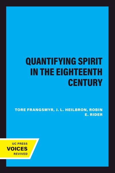 The Quantifying Spirit in the Eighteenth Century