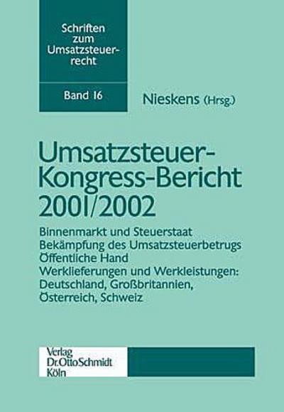 Umsatzsteuer-Kongress-Bericht 2001/2002