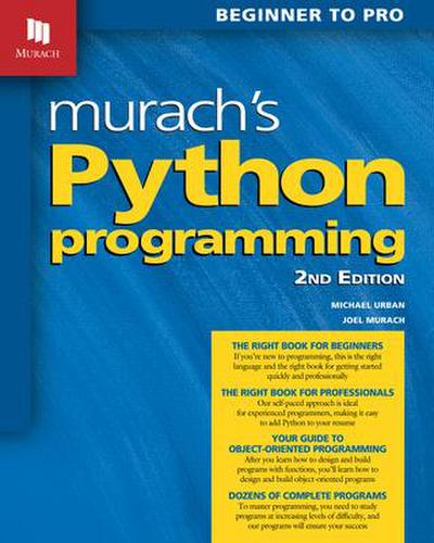 Murach’s Python Programming (2nd Edition)