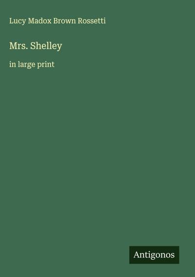 Mrs. Shelley