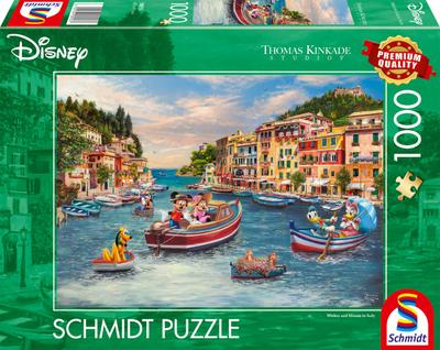 Thomas Kinkade Studios - Disney: Mickey & Minnie in Italy