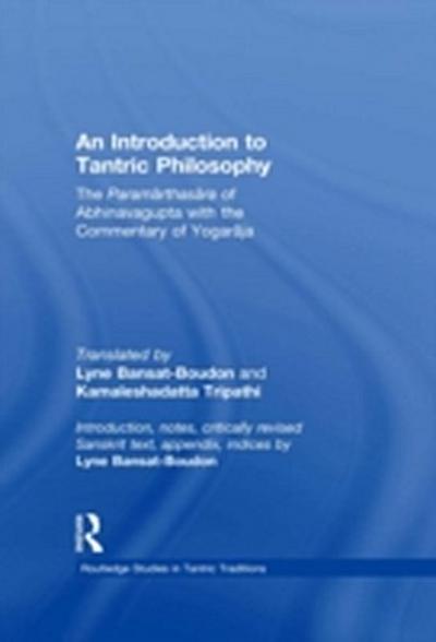 Introduction to Tantric Philosophy