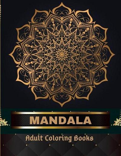 Mandala Adult Coloring Books 100 Pages
