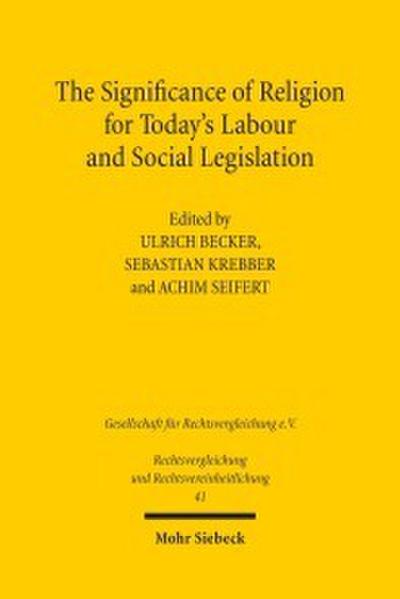 The Significance of Religion for Today’s Labour and Social Legislation