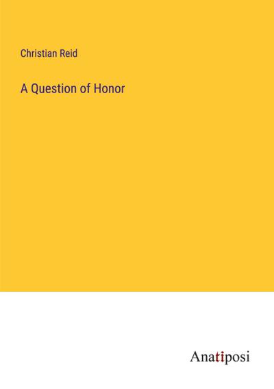 A Question of Honor