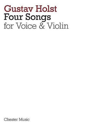 4 Songs op.35 for soprano andviolin (en)