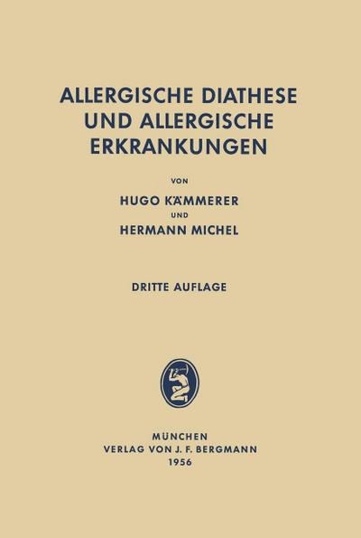 Allergische Diathese und allergische Erkrankungen