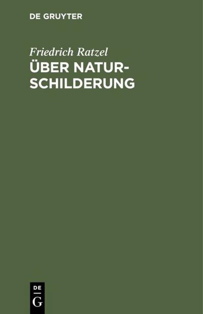 Über Naturschilderung