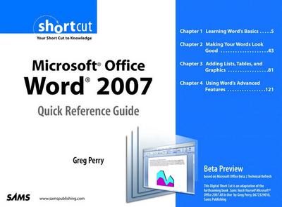 Microsoft Office Word 2007 Quick Reference Guide