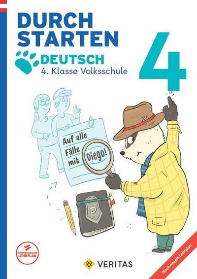 Durchstarten Volksschule 4. Klasse. Auf alle Fälle mit Diego! Deutsch - Übungsbuch