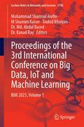 Proceedings of the 3rd International Conference on Big Data, IoT and Machine Learning