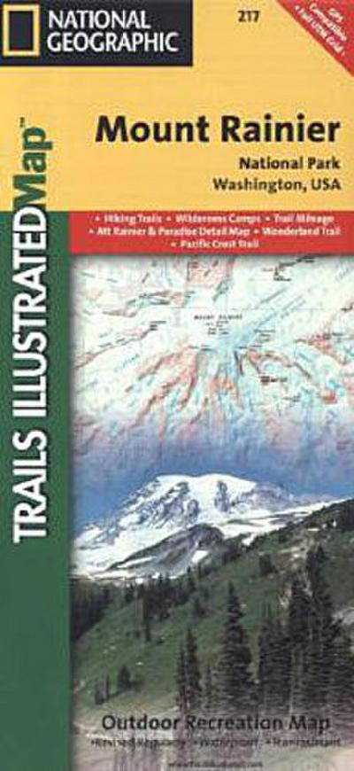 Mount Rainier National Park Map