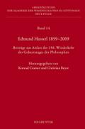 Edmund Husserl 1859-2009