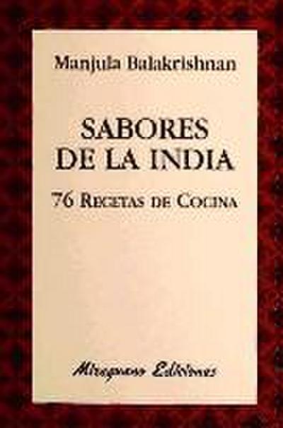Sabores de la India : 76 recetas de cocina