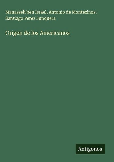 Orígen de los Americanos