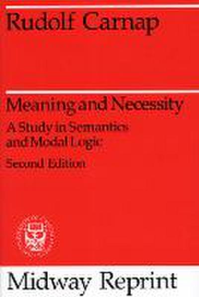Meaning and Necessity