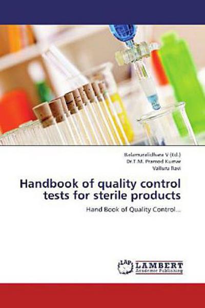 Handbook of quality control tests for sterile products