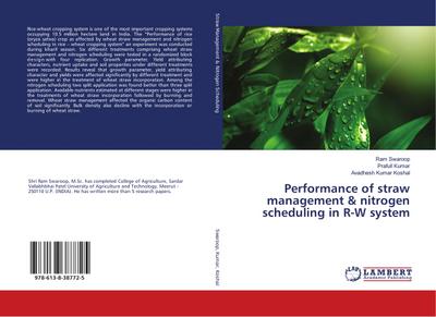 Performance of straw management & nitrogen scheduling in R-W system