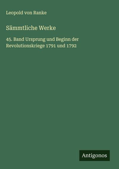 Sämmtliche Werke