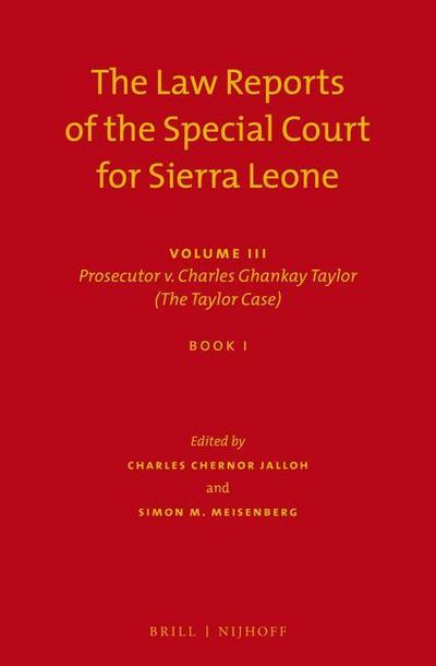 The Law Reports of the Special Court for Sierra Leone