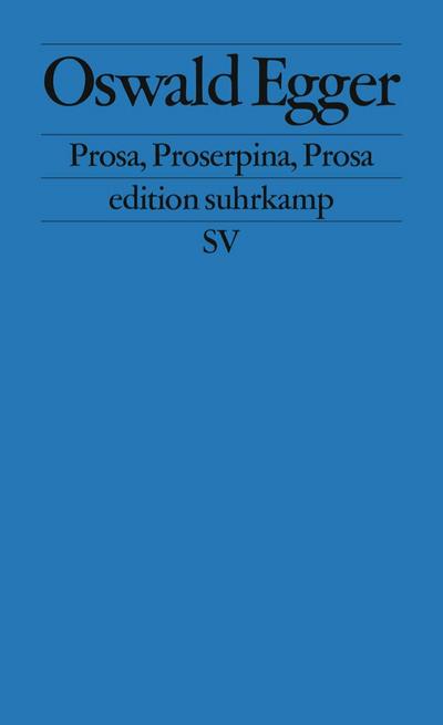 Prosa, Proserpina, Prosa