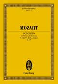 Konzert A-Dur: KV 219. Violine und Orchester. Studienpartitur. (Eulenburg Studienpartituren)
