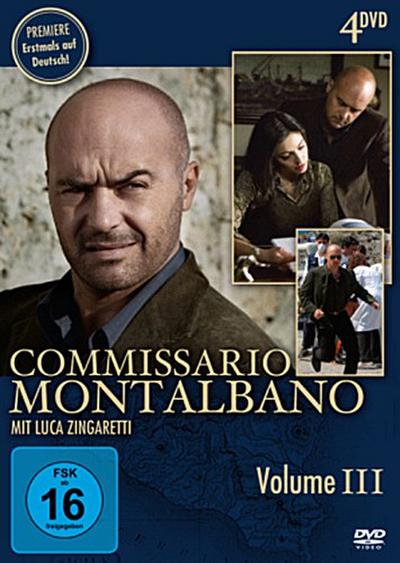 Commissario Montalbano. Staffel.3, 4 DVDs