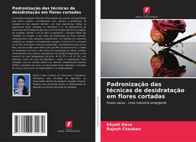 Padronização das técnicas de desidratação em flores cortadas