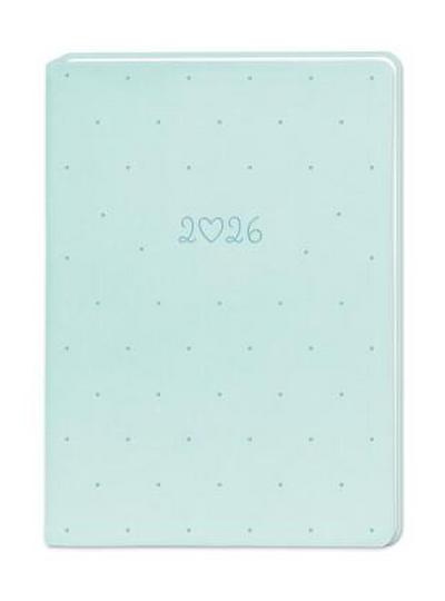 Terminplaner Lederlook 2026 Mint