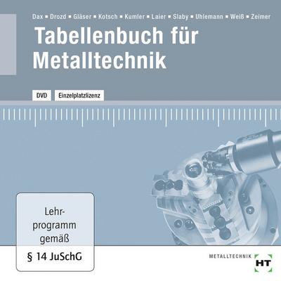 Tabellenbuch für Metalltechnik: Einzelplatzlizenz