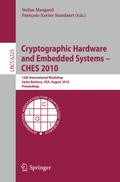 Cryptographic Hardware and Embedded Systems -- CHE