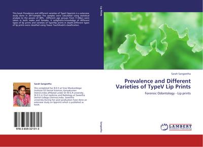 Prevalence and Different Varieties of TypeV Lip Prints