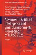 Advances in Artificial Intelligence and Smart Envi