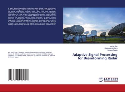 Adaptive Signal Processing for Beamforming Radar