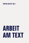 Arbeit am Text