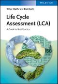 Life Cycle Assessment (LCA)