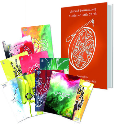 Sacred Drumming Medicine Path Cards: Buch + 62 Medicine Path Karten