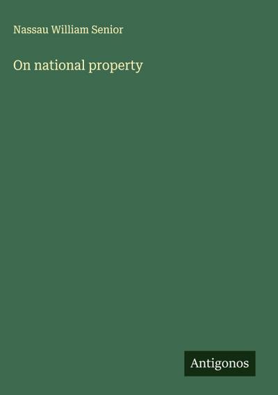 On national property