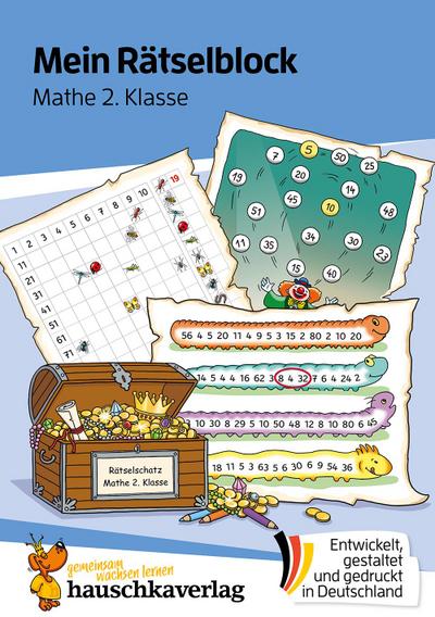 Mein Rätselblock Mathe 2. Klasse