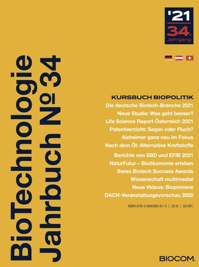 BioTechnologie Jahrbuch 2021