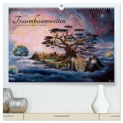 Traumbaumwelten - Gemälde von Conny Krakowski (hochwertiger Premium Wandkalender 2026 DIN A2 quer), Kunstdruck in Hochglanz