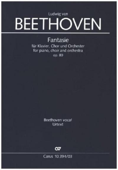 Fantasie für Klavier, Chor und Orchester (Klavierauszug)