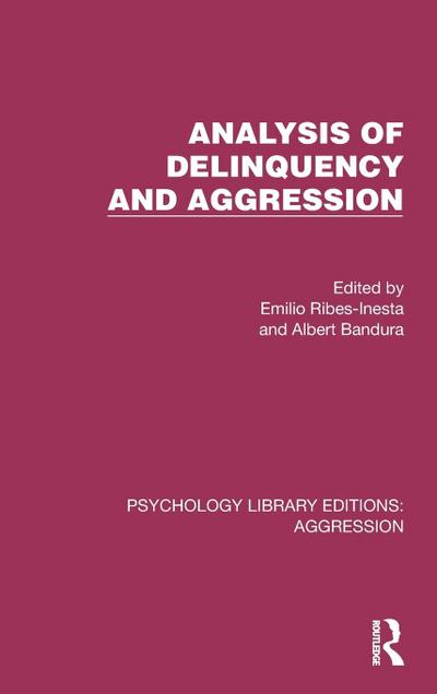 Analysis of Delinquency and Aggression