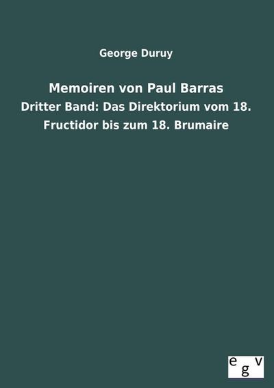 Memoiren von Paul Barras