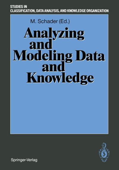 Analyzing and Modeling Data and Knowledge