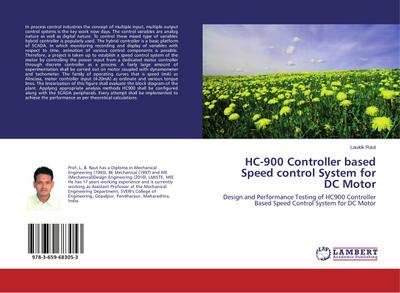 HC-900 Controller based Speed control System for DC Motor