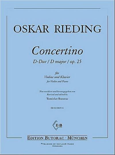Concertino D-Dur op.25für Violine und Klavier