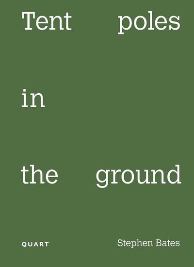 Tent poles in the ground