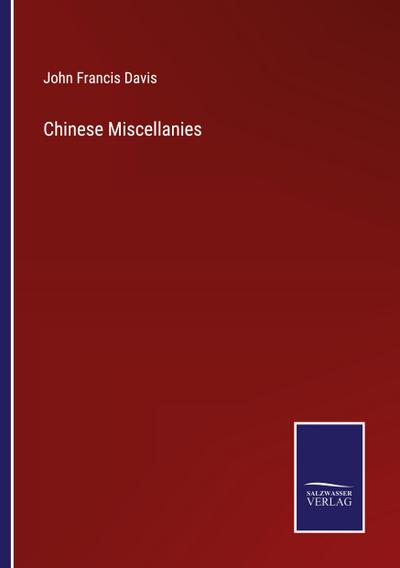Chinese Miscellanies