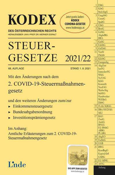 KODEX Steuergesetze 2021/22 (Kodex des Österreichischen Rechts)